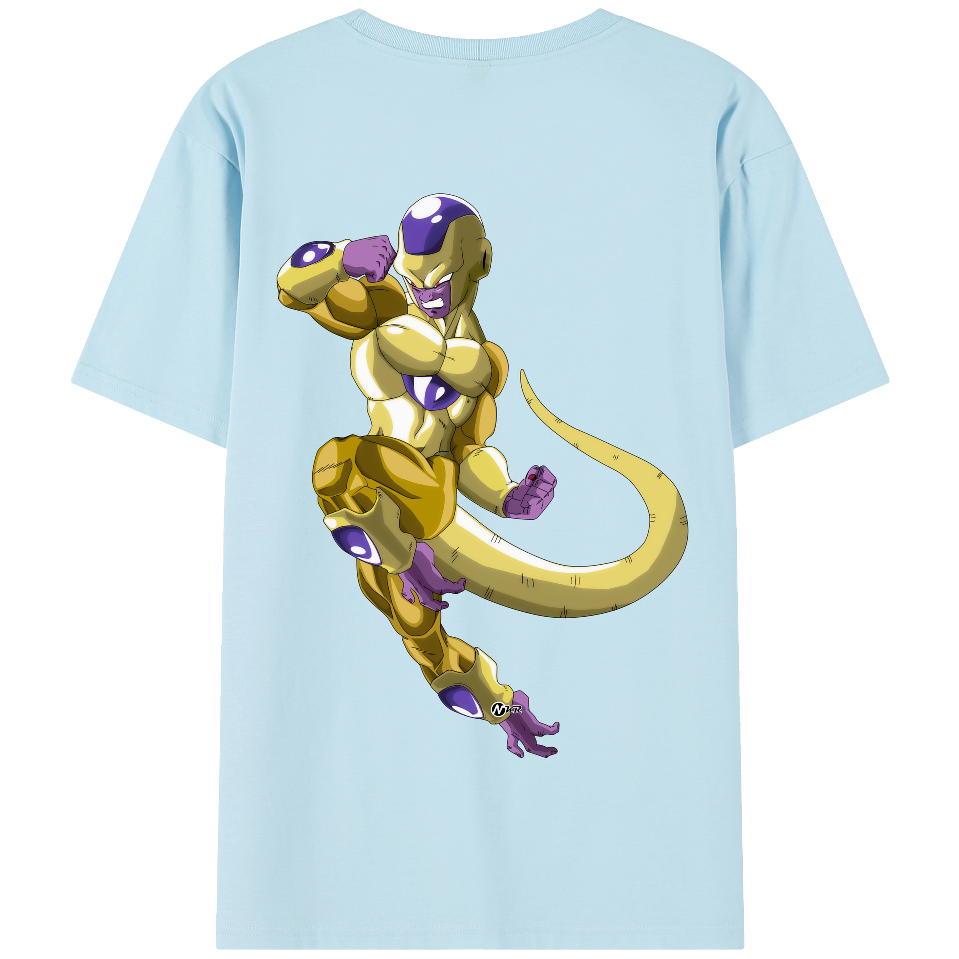 （画像用） ドラゴンボール フリーザ DRAGON BALL Frieza 綿100％半袖Tシャツ（背面プリント）